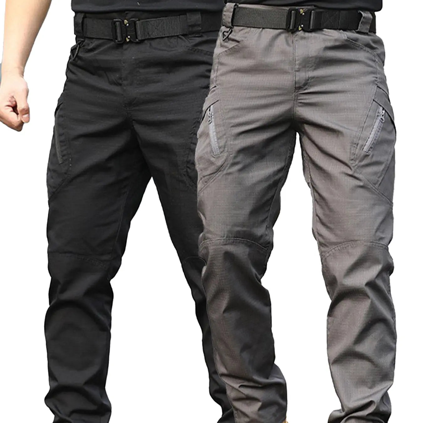 Men's 2PCS Tactical Cargo Pants - Multi-Pocket Durable Work Pants - men's tactical cargo pants with multi-pocket work and outdoor utility