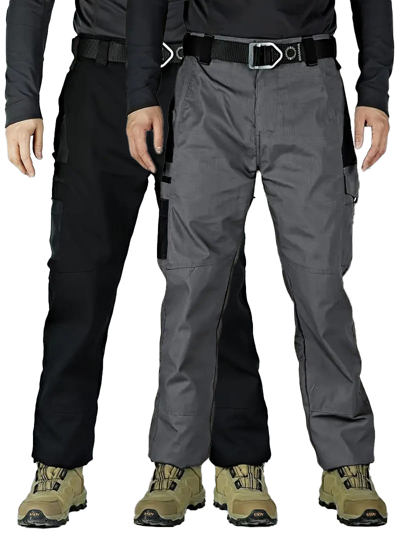 PAHAJIM 2-Pack Men's Outdoor Hiking Pants - men's tactical cargo pants with multi-pocket work and outdoor utility