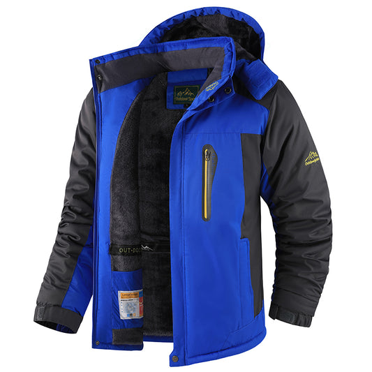PAHAJIM Men's Waterproof Winter Ski Jacket - Fleece Lined Warm Snow Coat - waterproof winter outdoor jacket for men
